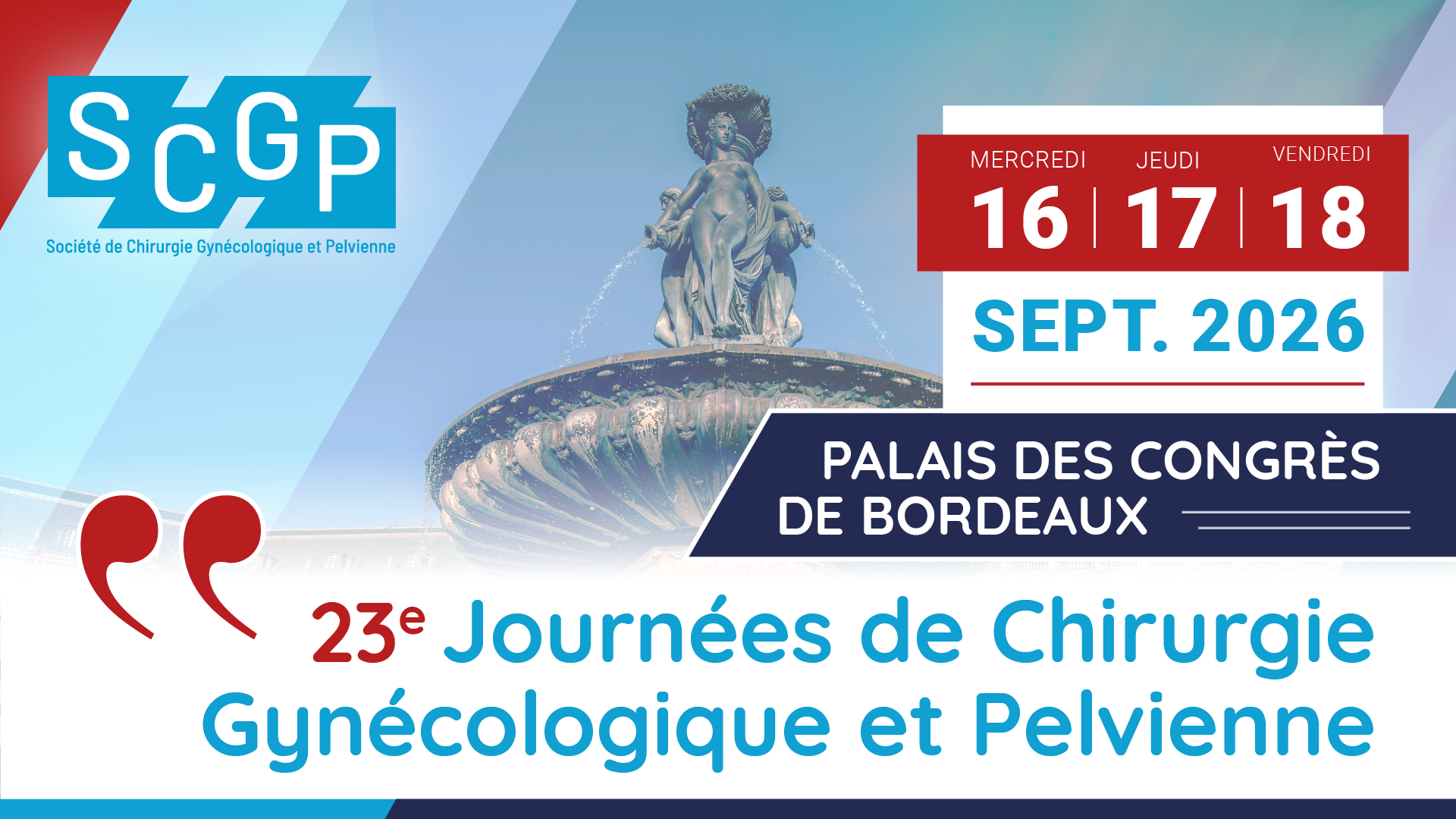 Cousin auf den 23. Tagen der SCGP in Bordeaux: Innovation im Dienste der gynäkologischen Chirurgie