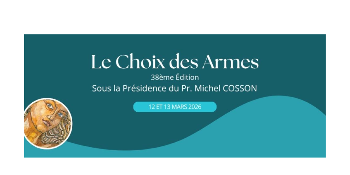 Cousin participe aux choix des armes, contgrès de chirurgie gynécologique